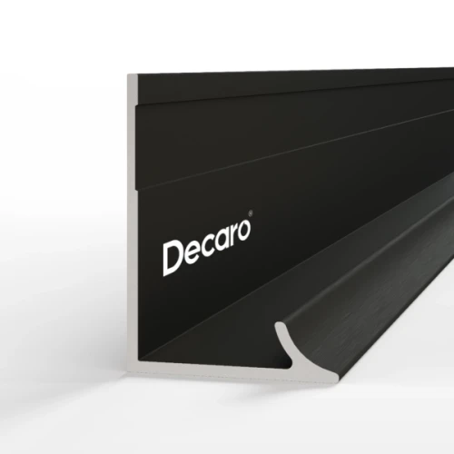 Угловой внутренний профиль Decaro D1184 Черный анодированный на Otdelka1.ru