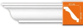Потолочный плинтус Decomaster 96612F гибкий на Otdelka1.ru