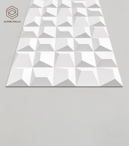 Декоративная панель Alpine Walls Geometrium ECOGR0202W Белый на Otdelka1.ru