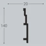 Плинтус напольный bello deco XPS П13 140x20 на Otdelka1.ru