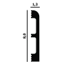 Плинтус Perfect / Перфект P83 Flex на Otdelka1.ru