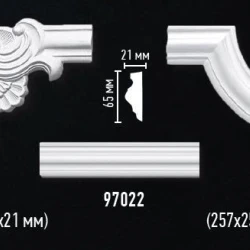 Молдинг гладкий Decomaster 97022
