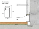 Теневая рейка Laconistiq Light Panel Черная анодированная на Otdelka1.ru