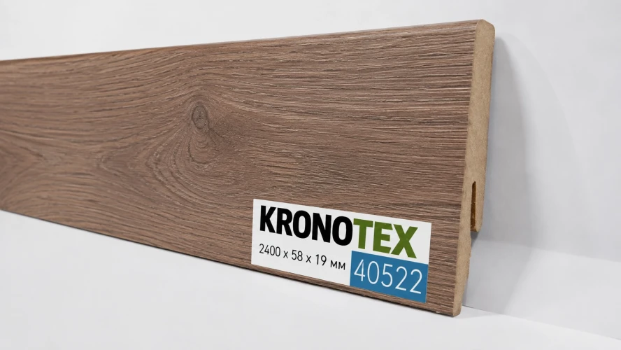 Плинтус МДФ Кронотекс / Kronotex 40522 Opal Oak Coffee на Otdelka1.ru