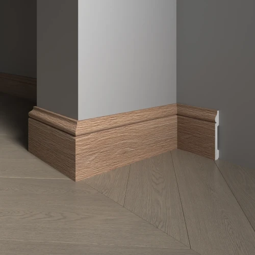 Плинтус полимерный Decor Dizayn 005-90SH на Otdelka1.ru