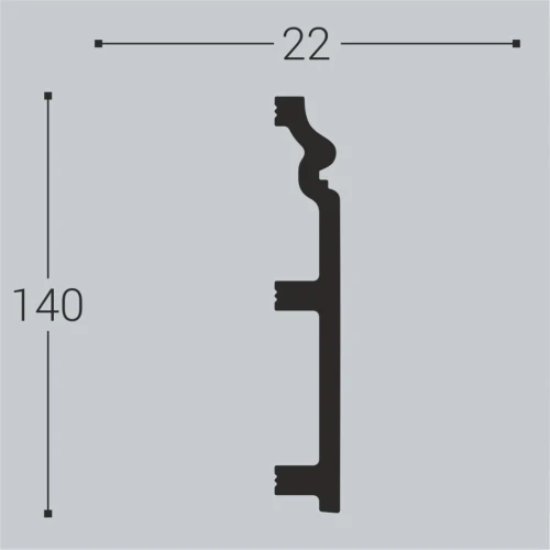 Плинтус напольный bello deco XPS П9 140x22 на Otdelka1.ru