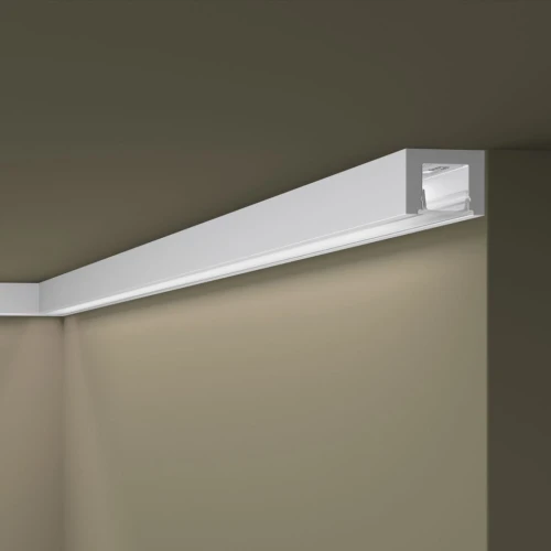 IL12 карниз для скрытого освещения Wallstyl NMC 25х20х2000 мм на Otdelka1.ru