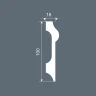 Плинтус Cosca PX043 100x16 Экополимер на Otdelka1.ru