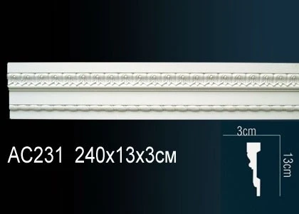 Молдинг с рисунком Perfect / Перфект AC231 на Otdelka1.ru