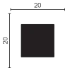 Молдинг Decor Dizayn 622-89SH на Otdelka1.ru