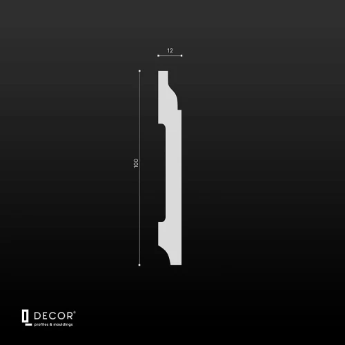 Дюрополимерный плинтус Q Decor SX018 на Otdelka1.ru