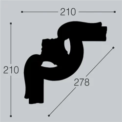 Угол Bello Deco М15У2