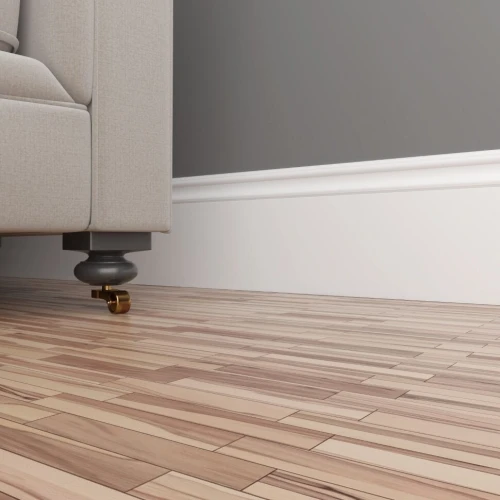 Плинтус белый Ultrawood Base 0005p 2000x219x15 на Otdelka1.ru