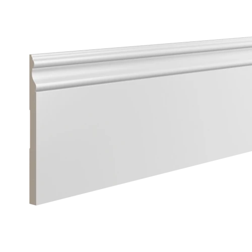 Плинтус белый Ultrawood Base 0005p 2000x219x15 на Otdelka1.ru