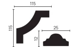 Декоративный элемент Decor Dizayn C1-DD35 на Otdelka1.ru