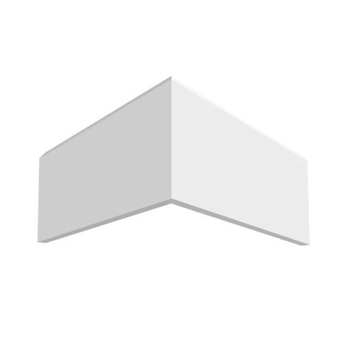 Плинтус белый Ultrawood Base 0023p 2000x120x12 на Otdelka1.ru