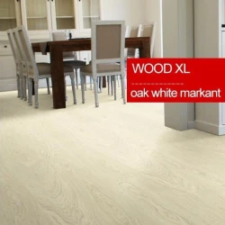 Клеевая напольная пробка Коркстайл / Corkstyle Wood XL Oak white markant