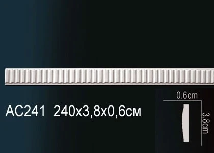 Молдинг с рисунком Perfect / Перфект AC241 на Otdelka1.ru