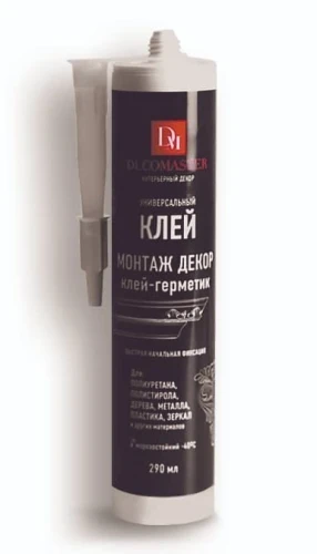 Клей-герметик Decomaster Монтаж-Декор на Otdelka1.ru