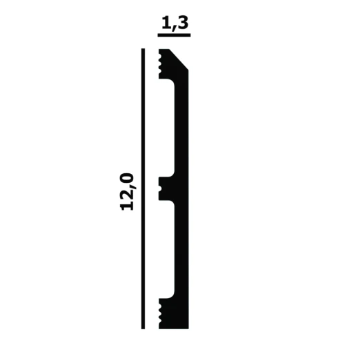 Плинтус Perfect / Перфект P70 на Otdelka1.ru