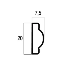 Молдинг Cosca 20 топаз D20(2)/BR4-1