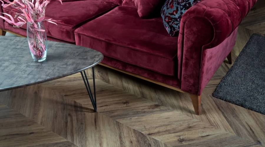 Виниловый Ламинат Винилам / Vinilam Parquet Chevron I107516 Шеврон Лувр на Otdelka1.ru