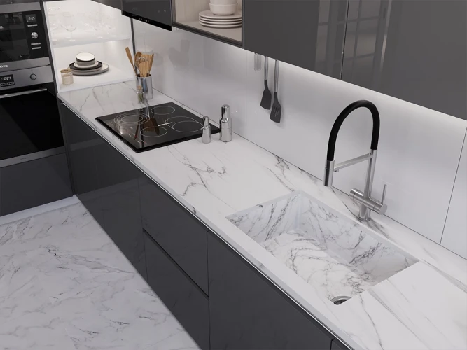 Мойка для кухни EMAR EMB-660 (UN) White Elegant на Otdelka1.ru
