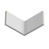 Профиль белый Ultrawood BO 4112p 2000х108х12 на Otdelka1.ru