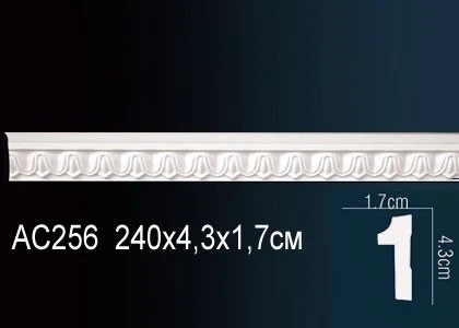Молдинг с рисунком Perfect / Перфект AC256F на Otdelka1.ru