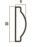Молдинг Cosca 30 венге D1030/DB2 на Otdelka1.ru