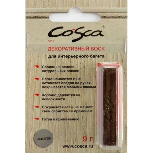 Воск мягкий Cosca Махагон на Otdelka1.ru