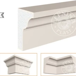 Фасадный карниз LepninaPlast КВ-235/1