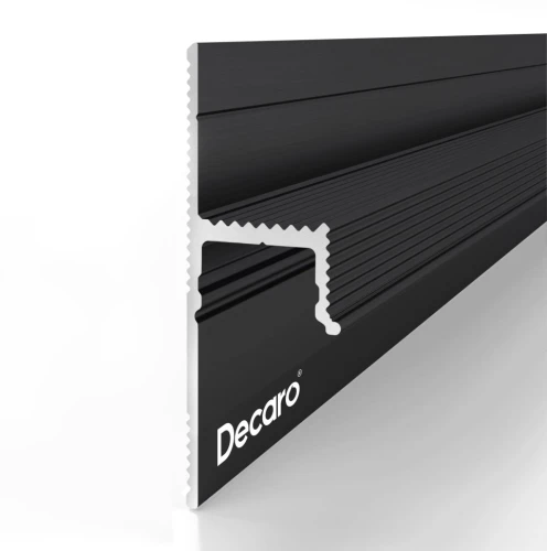 Универсальный профиль Decaro D002 Черный анодированный на Otdelka1.ru