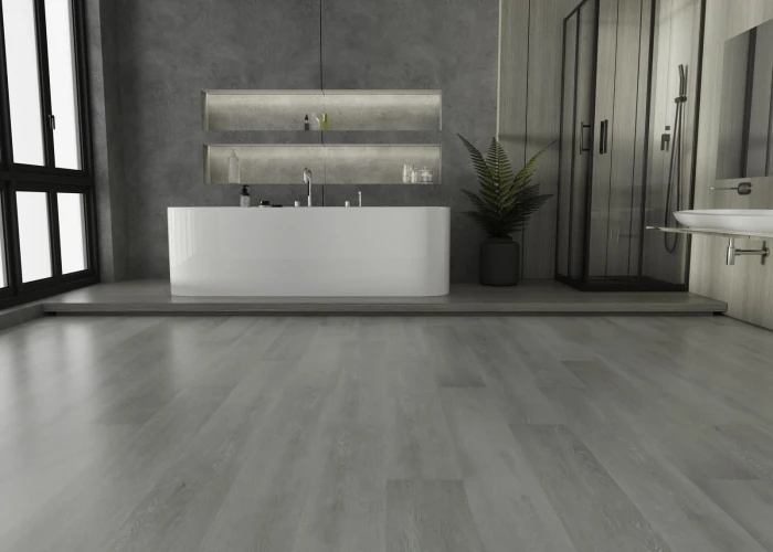 Кварц-виниловый ламинат Ideal Flooring Prime Wood 01006 Platinum на Otdelka1.ru