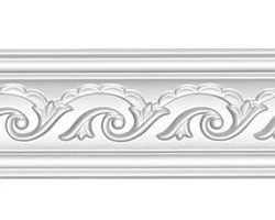 Потолочный плинтус гибкий Decomaster 95610