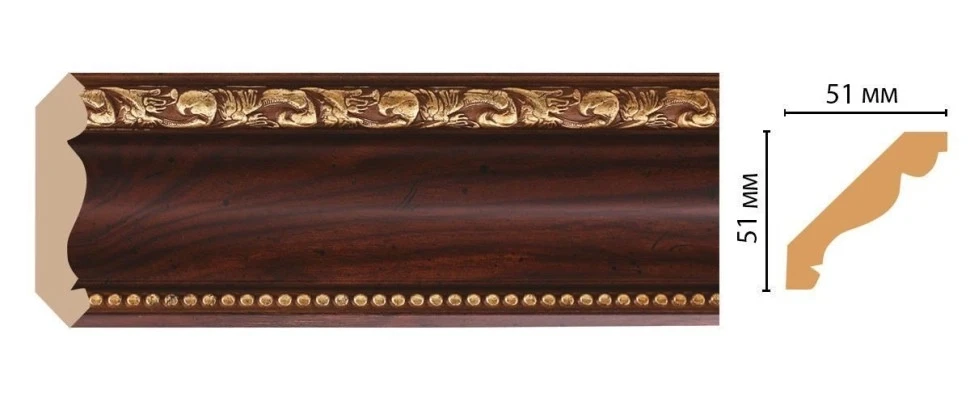 Карниз потолочный Decomaster 155-1084 на Otdelka1.ru