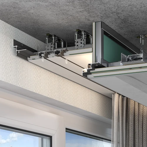 Теневая рейка Laconistiq Multilevel Dual Светлое золото анодированная на Otdelka1.ru