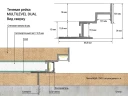 Теневая рейка Laconistiq Multilevel Dual Светлое золото анодированная на Otdelka1.ru