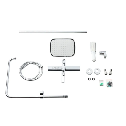 Душевая система Royce Касто RCS-110104CR, с изливом, хром на Otdelka1.ru