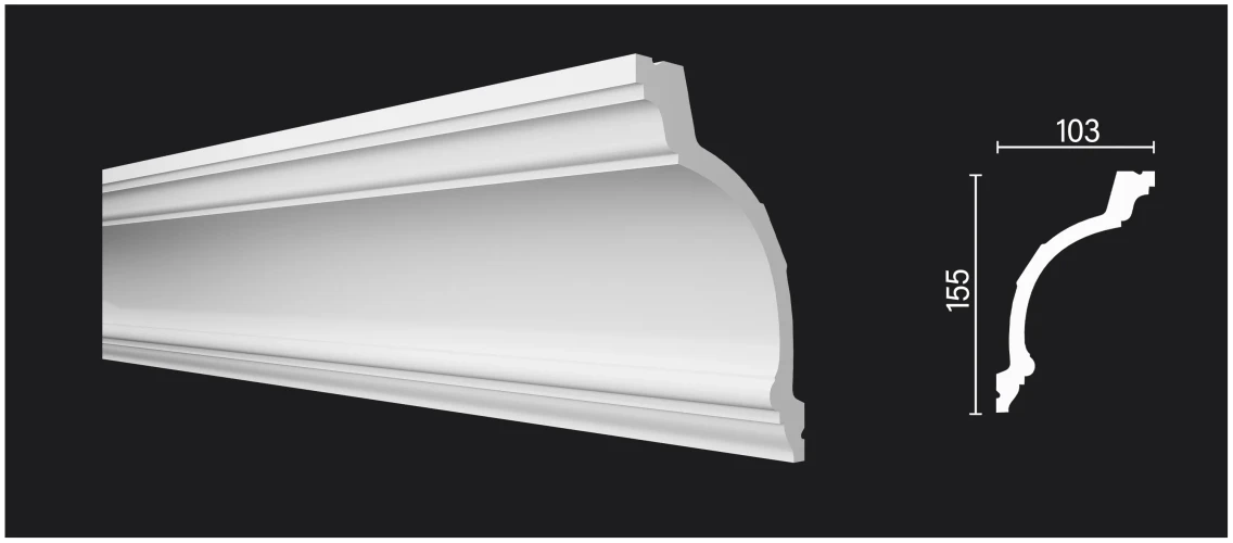 Карниз Decor Dizayn DD521 на Otdelka1.ru