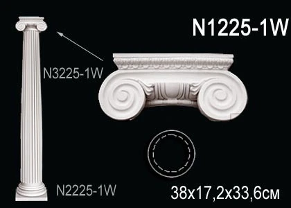 Колонна Perfect / Перфект N1225-1W на Otdelka1.ru