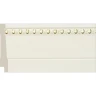 Плинтус Cosca 90 белый с золотом B1090/WG2 на Otdelka1.ru