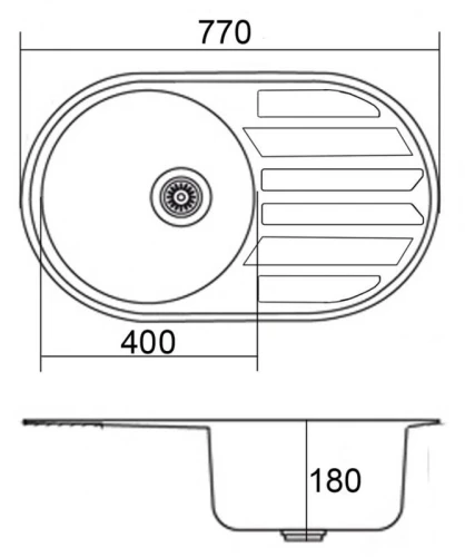 Мойка для кухни EMAR EMB-7750 на Otdelka1.ru