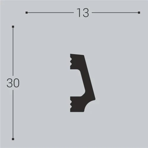 Молдинг bello deco XPS М16 30x13 на Otdelka1.ru