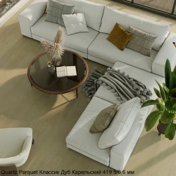 Кварцевый паркет Quartz Parquet Классик 7/1.2 мм 419 Дуб Карельский
