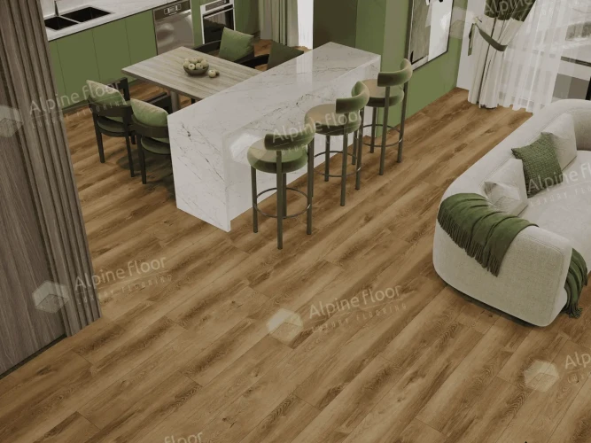 Кварц-виниловый ламинат Alpine Floor Premium 12 ECO 24-7 Дуб Карте на Otdelka1.ru