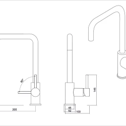 Смеситель OULIN OL-8019