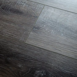 Кварц-виниловая плитка Damy Floor Family клеевая Дуб Рустикальный черный