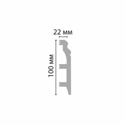 Плинтус напольный Decomaster D232-1632G
