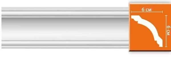Потолочный плинтус Decomaster 96110 на Otdelka1.ru